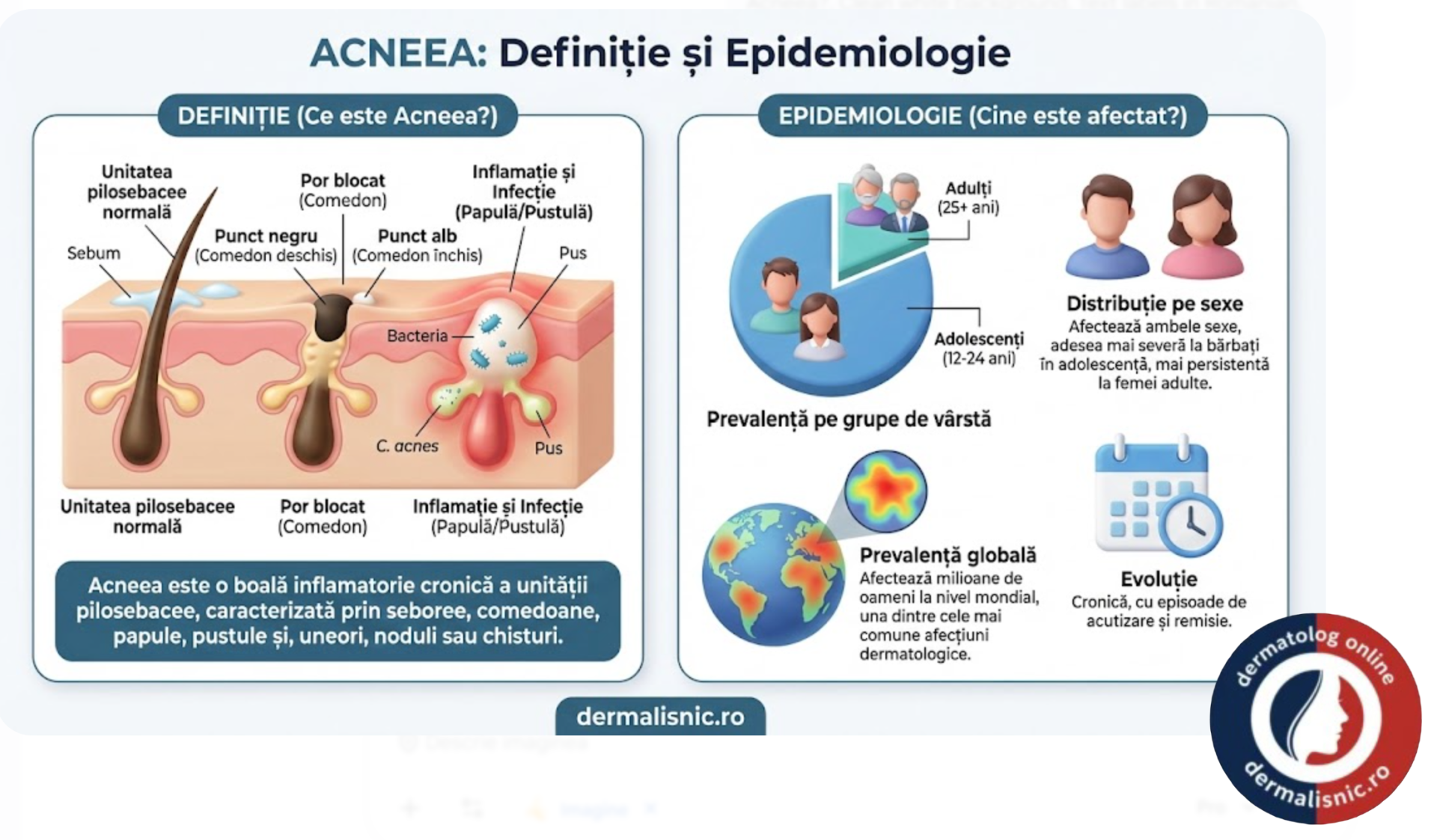 Acnee - Definiție și Epidemiologie