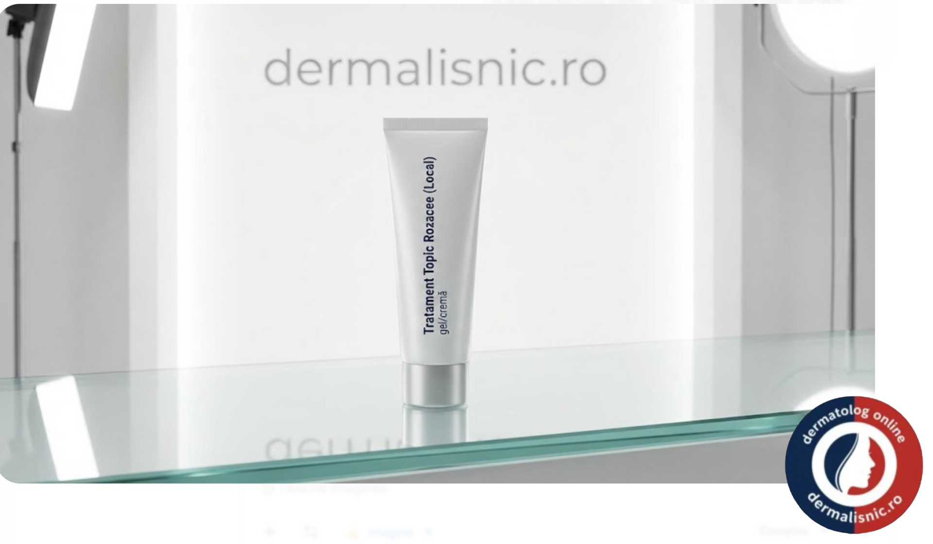 Textura unei creme dermatologice albe aplicată pe piele, detaliu macro