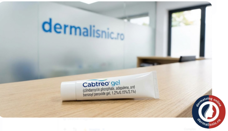 Compoziție artistică abstractă reprezentând fuziunea celor trei ingrediente active din Cabtreo.