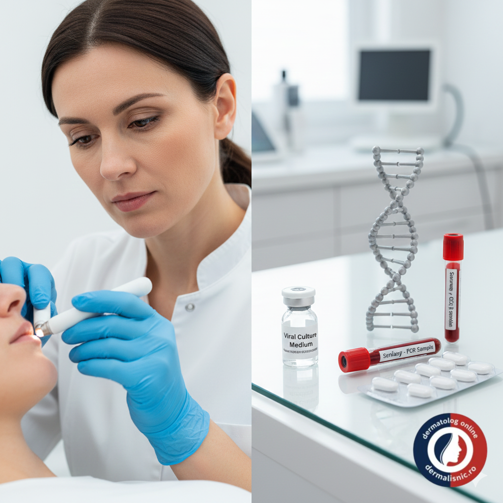 Consult online Herpes Simplex (Leziuni Bucale și Genitale): Recunoaștere, Prevenție și Gestiune Eficientă a Episoadelor cu un medic dermatolog Dermalisnic.