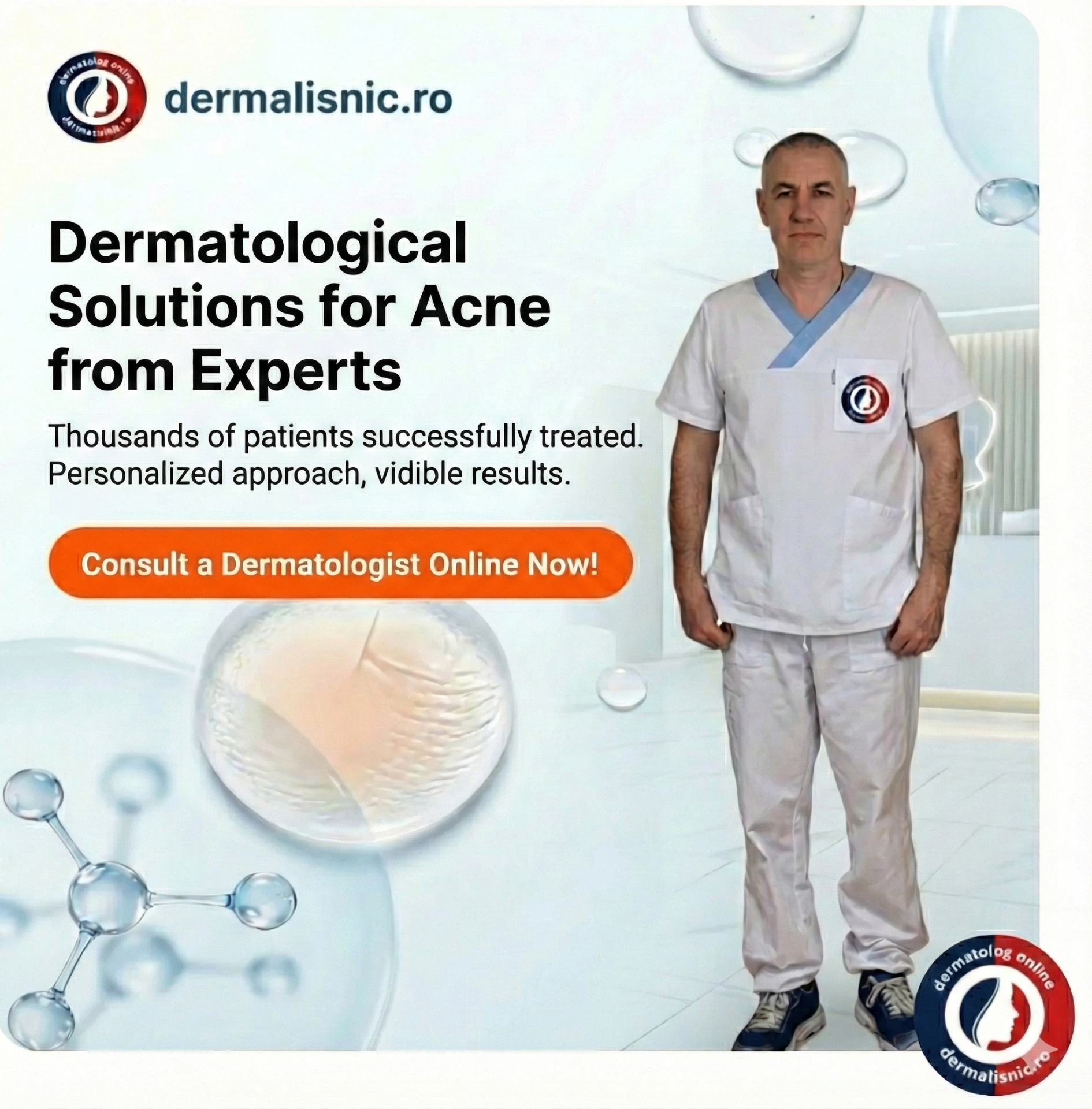 Fill out the form for an online consultation with Dr. Vitalie Lisnic