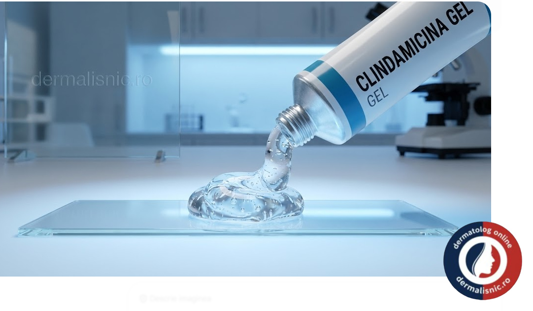 Cremă cu antibiotic pentru coșuri sub piele - Clindamicina Topical