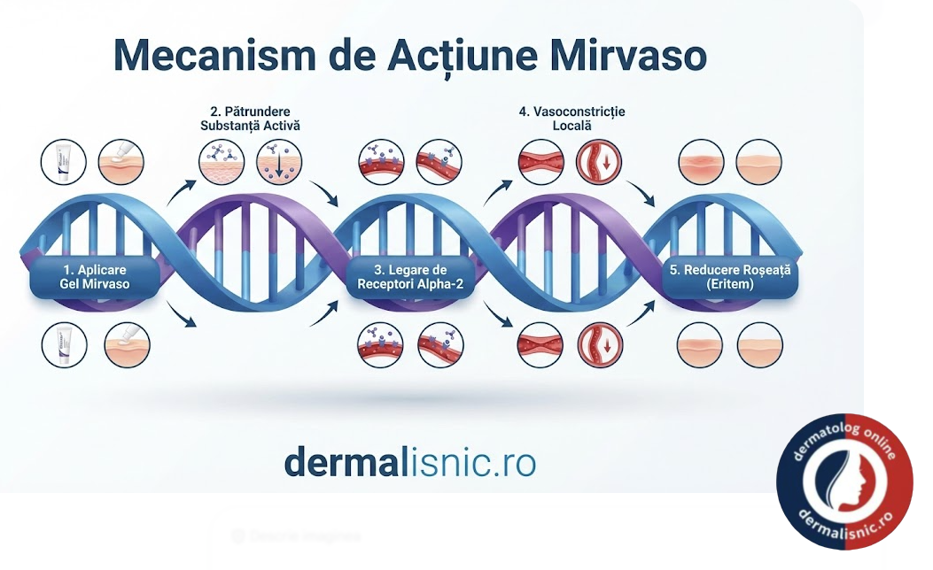 Mirvaso - Mecanism de Acțiune