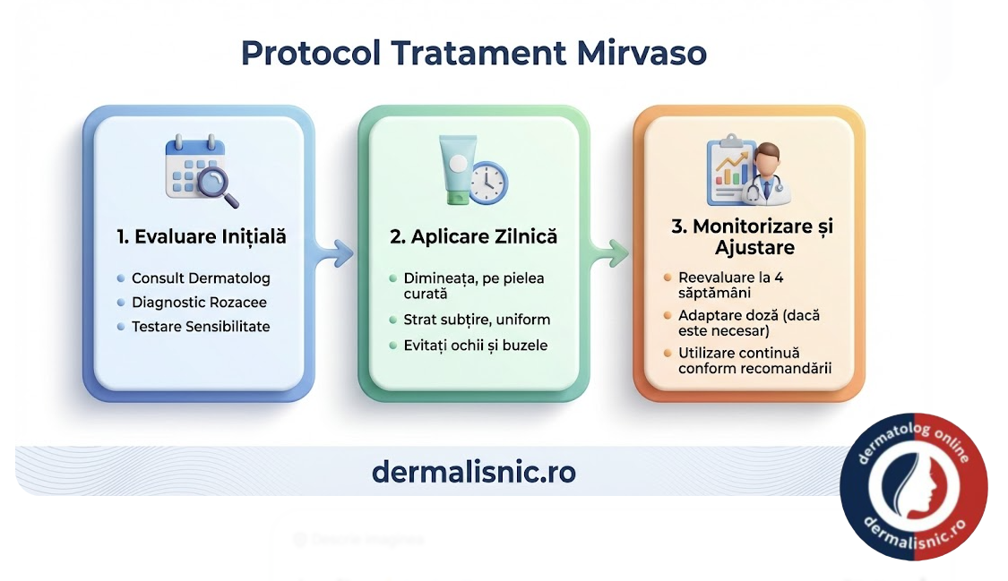 Mirvaso - Protocol Tratament