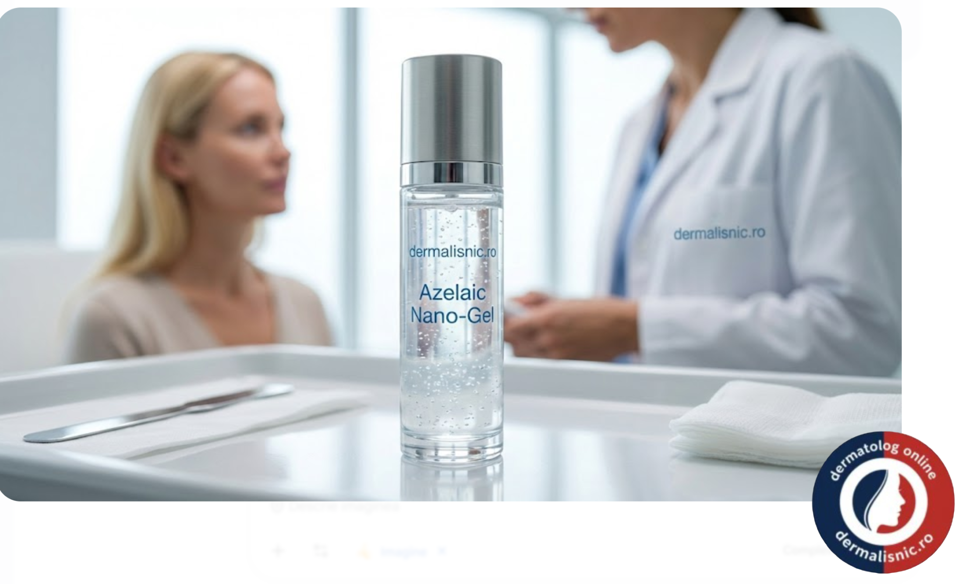 Gel cu Acid Azelaic 15% și nanoparticule pentru rozacee. Top 5 Tratamente Rozacee în 2026: Scapă de Roșeață Rapid