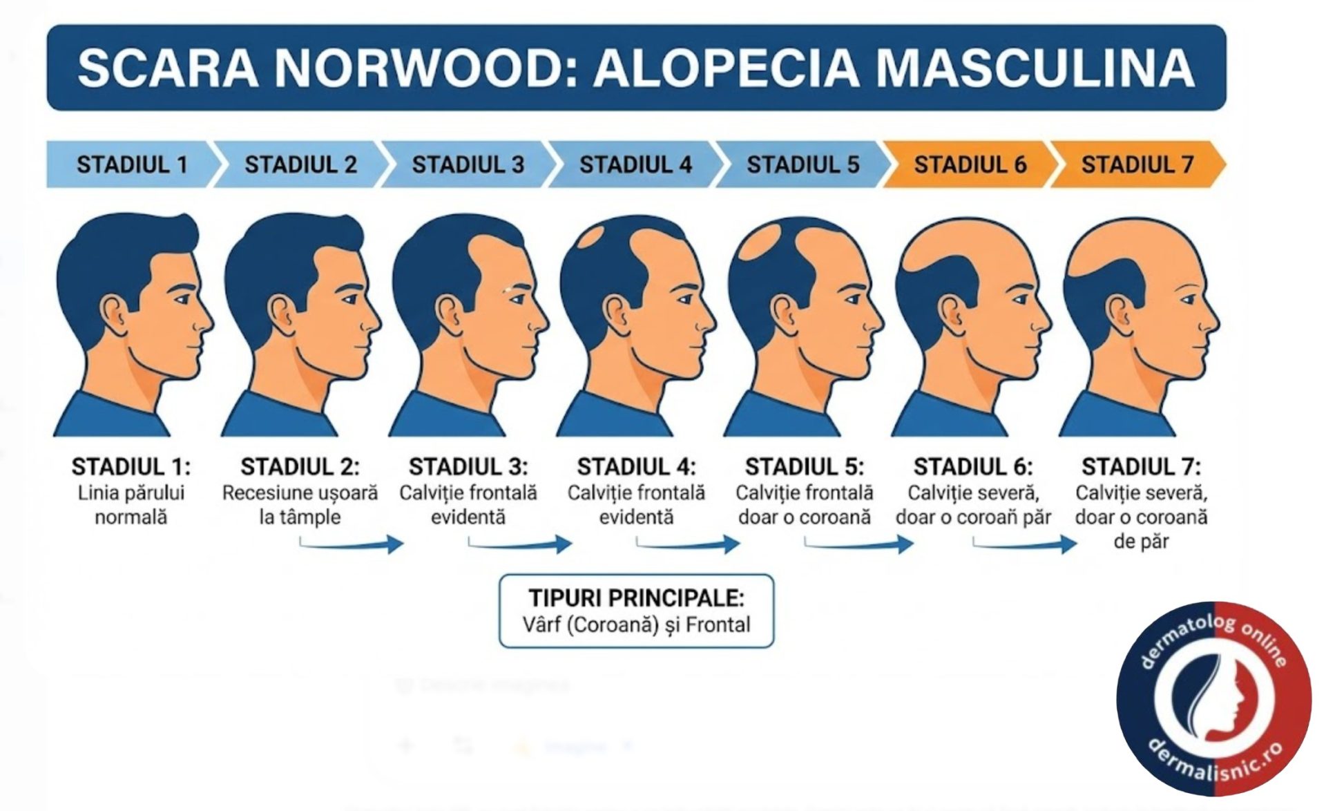 Alopecia Androgenă - Alopecia Androgenă la Bărbați (Pattern Hair Loss)