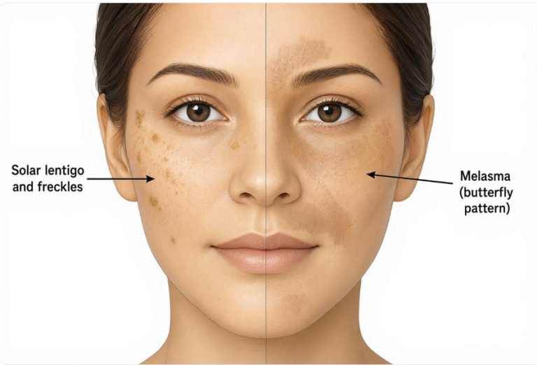 Pete Pigmentare vs Melasmă: Ghid Dermatologic Complet — ce sunt petele pigmentare și ce este melasma | dermalisnic.ro